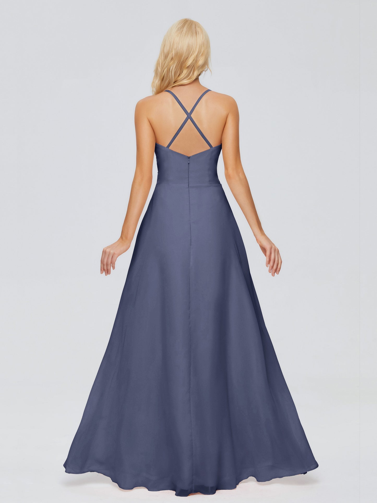Adalynn Spaghetti Straps Chiffon Bridesmaid Dresses