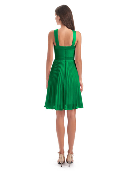 Alora Halter Chiffon Short Bridesmaid Dresses