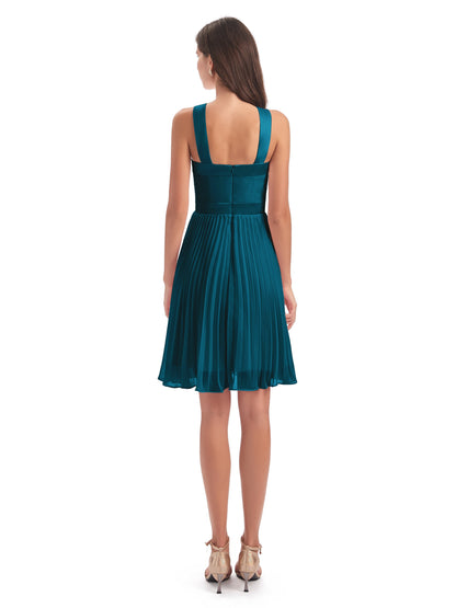 Alora Halter Chiffon Short Bridesmaid Dresses