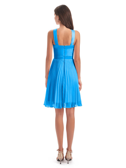Alora Halter Chiffon Short Bridesmaid Dresses