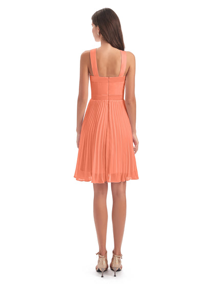 Alora Halter Chiffon Short Bridesmaid Dresses