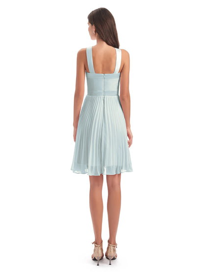 Alora Halter Chiffon Short Bridesmaid Dresses