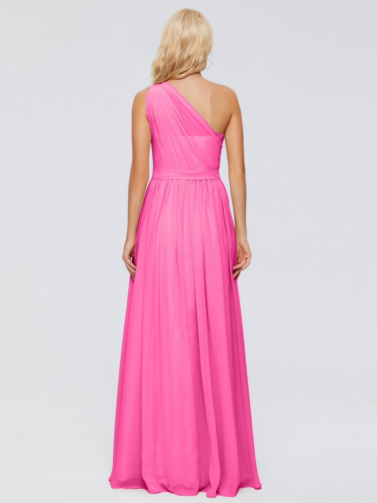 Arabella One-shoulder Chiffon Bridesmaid Dresses