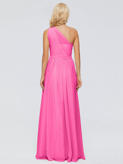 Arabella One-shoulder Chiffon Bridesmaid Dresses