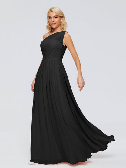 Arabella One-shoulder Chiffon Bridesmaid Dresses