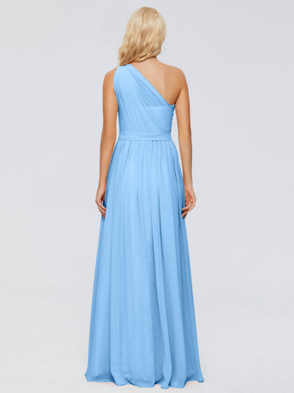 Arabella One-shoulder Chiffon Bridesmaid Dresses