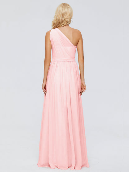Arabella One-shoulder Chiffon Bridesmaid Dresses
