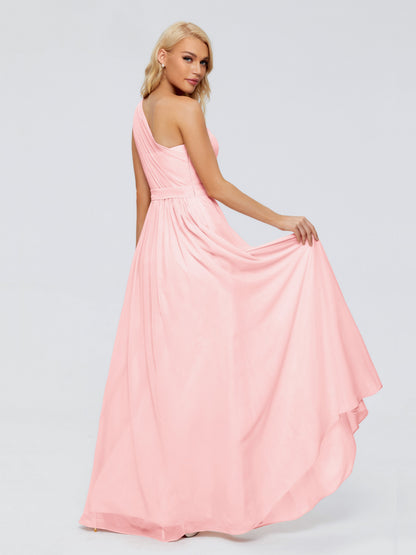 Arabella One-shoulder Chiffon Bridesmaid Dresses