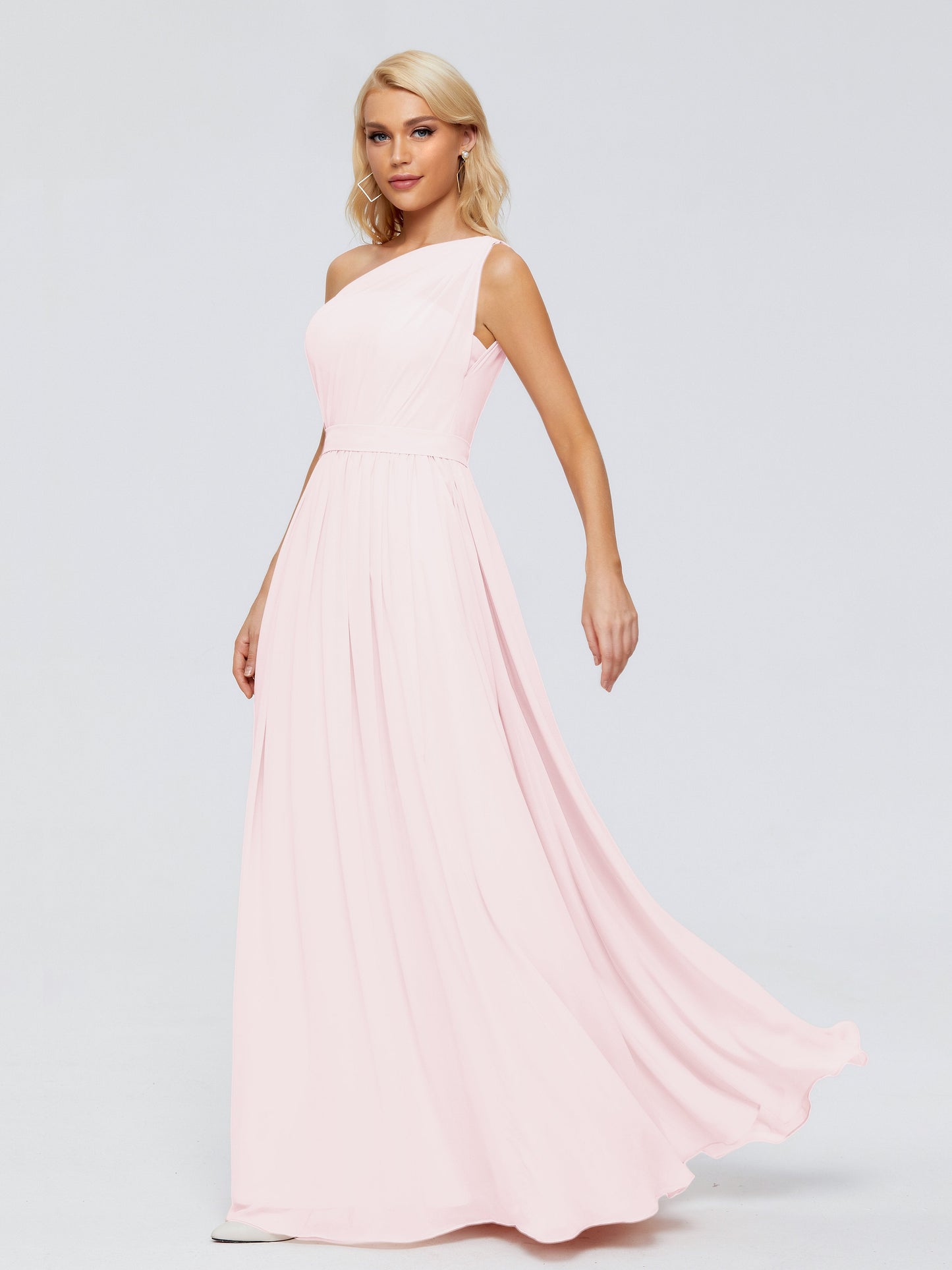 Arabella One-shoulder Chiffon Bridesmaid Dresses