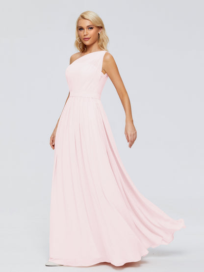 Arabella One-shoulder Chiffon Bridesmaid Dresses