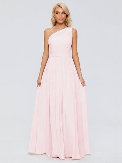 Arabella One-shoulder Chiffon Bridesmaid Dresses