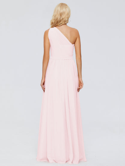 Arabella One-shoulder Chiffon Bridesmaid Dresses