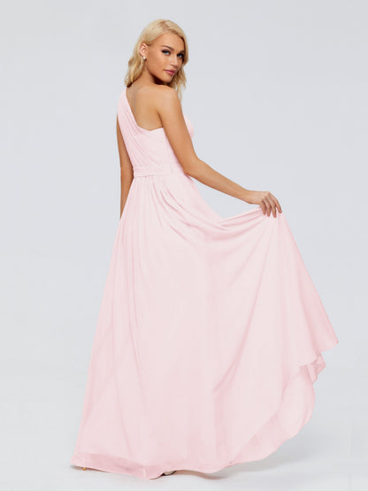Arabella One-shoulder Chiffon Bridesmaid Dresses