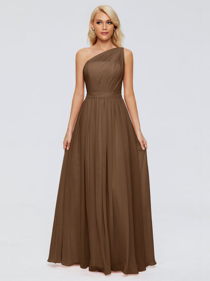 Arabella One-shoulder Chiffon Bridesmaid Dresses