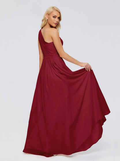 Arabella One-shoulder Chiffon Bridesmaid Dresses