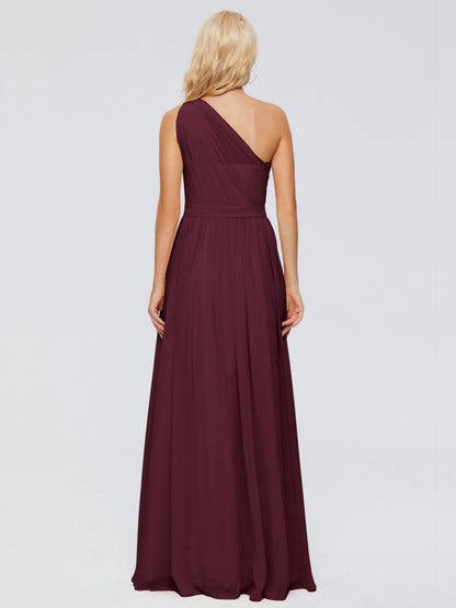 Arabella One-shoulder Chiffon Bridesmaid Dresses