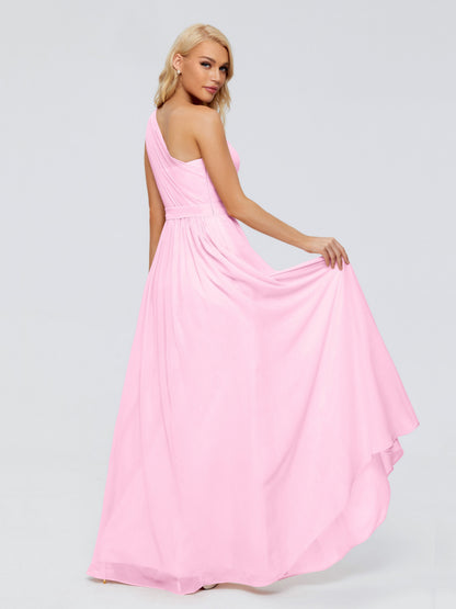 Arabella One-shoulder Chiffon Bridesmaid Dresses