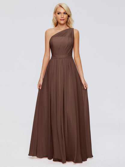 Arabella One-shoulder Chiffon Bridesmaid Dresses
