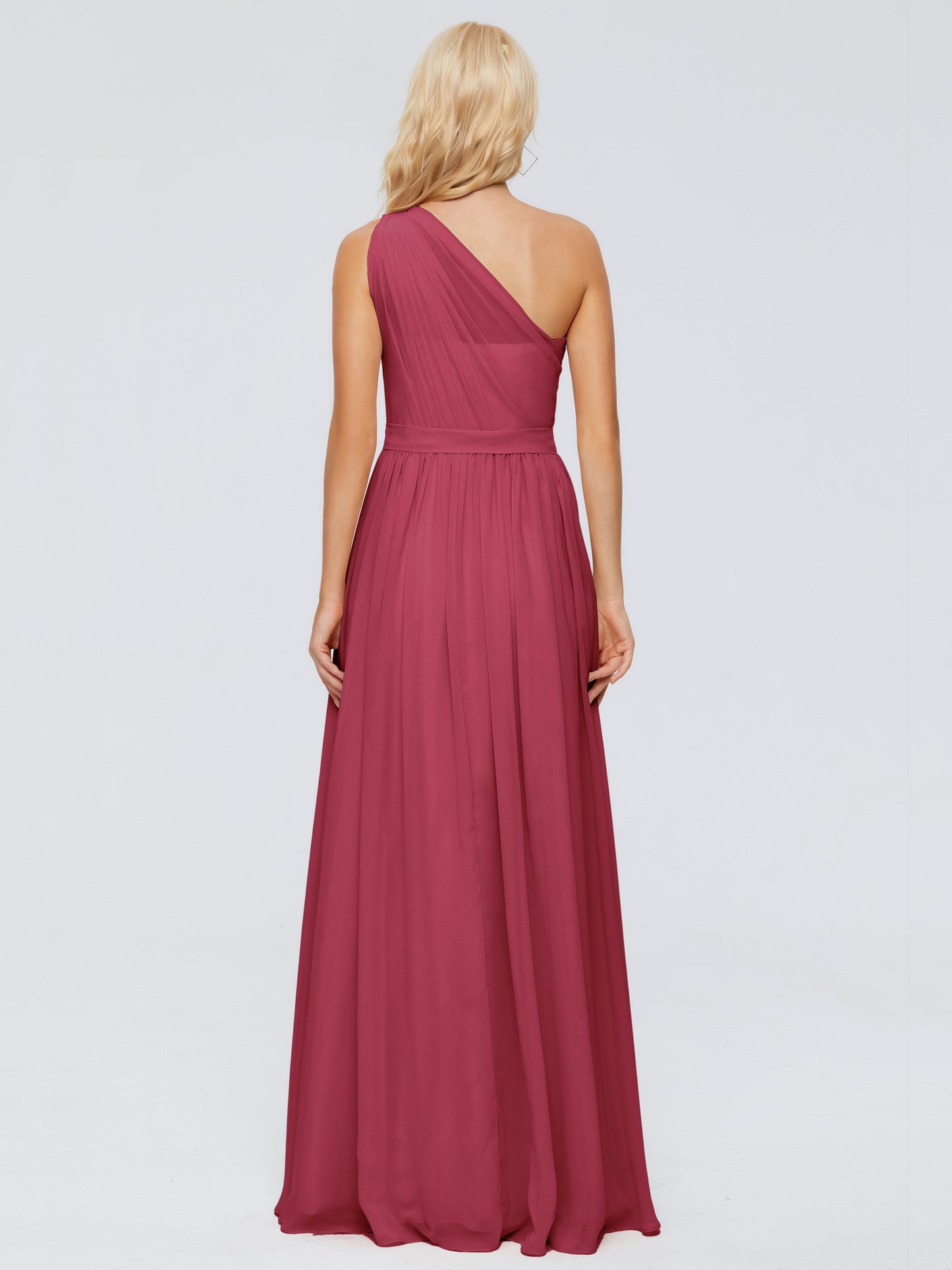 Arabella One-shoulder Chiffon Bridesmaid Dresses