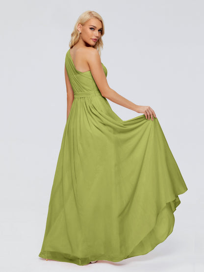 Arabella One-shoulder Chiffon Bridesmaid Dresses