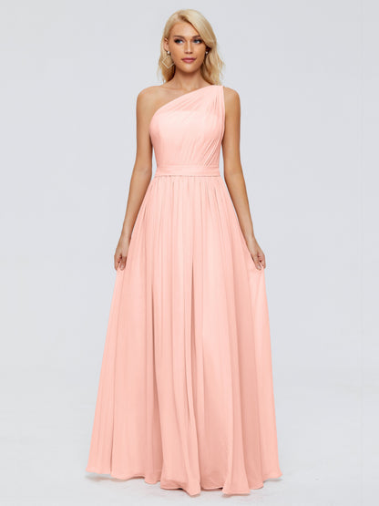 Arabella One-shoulder Chiffon Bridesmaid Dresses
