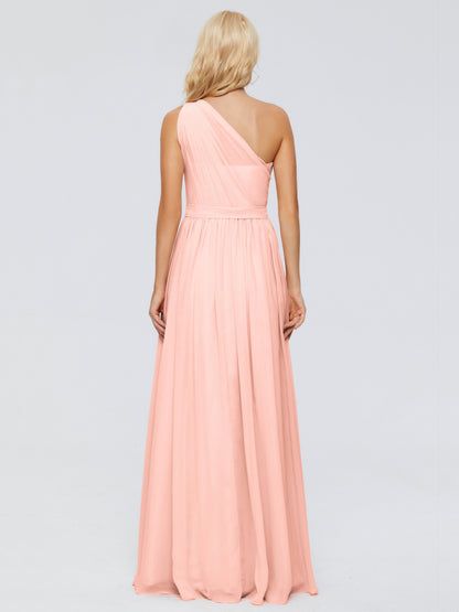 Arabella One-shoulder Chiffon Bridesmaid Dresses