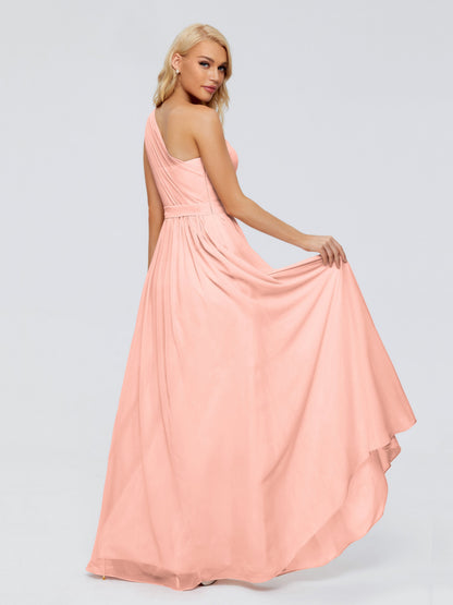 Arabella One-shoulder Chiffon Bridesmaid Dresses