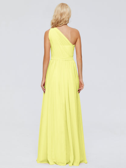 Arabella One-shoulder Chiffon Bridesmaid Dresses