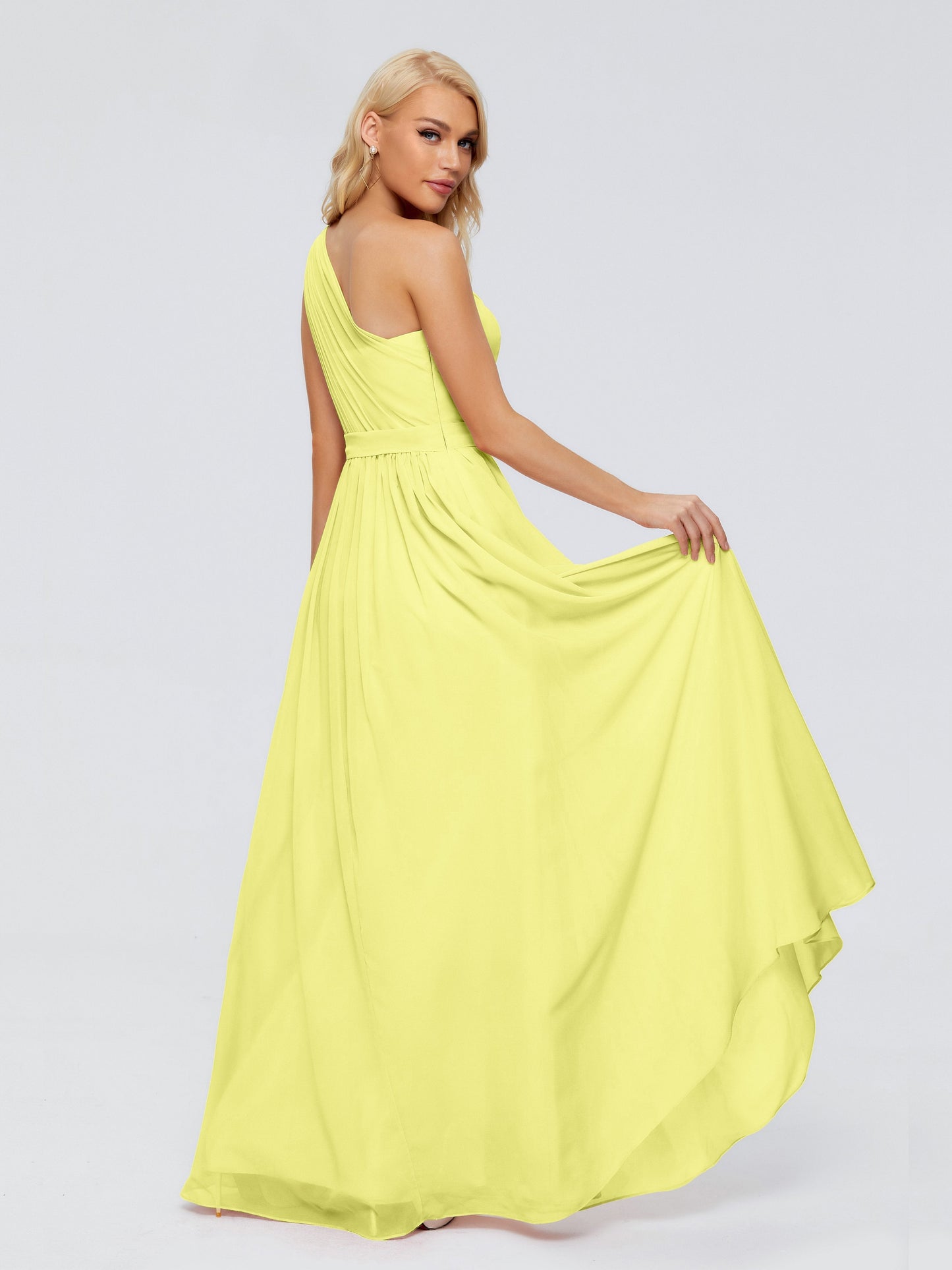 Arabella One-shoulder Chiffon Bridesmaid Dresses