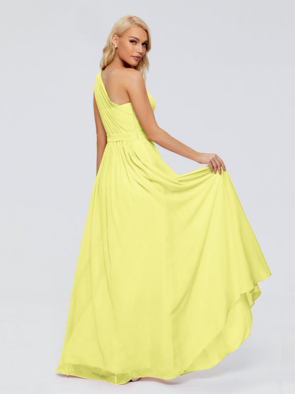 Arabella One-shoulder Chiffon Bridesmaid Dresses