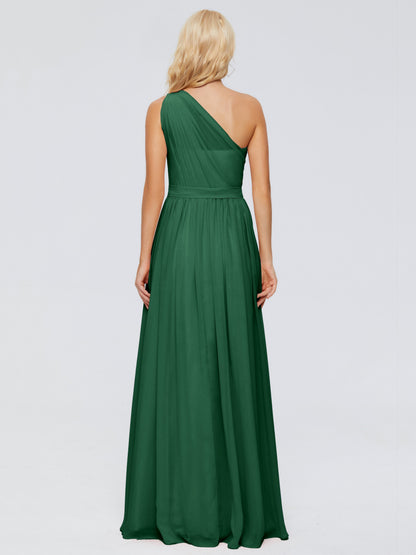Arabella One-shoulder Chiffon Bridesmaid Dresses
