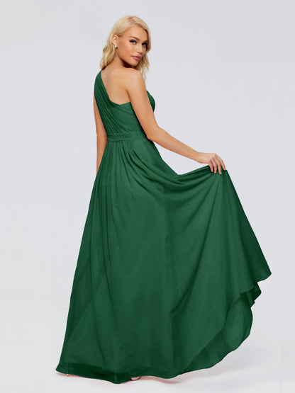 Arabella One-shoulder Chiffon Bridesmaid Dresses