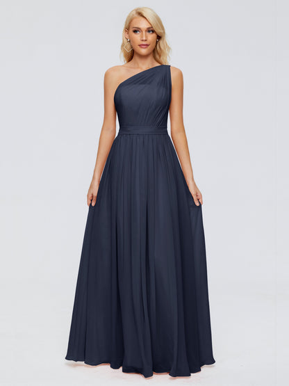 Arabella One-shoulder Chiffon Bridesmaid Dresses