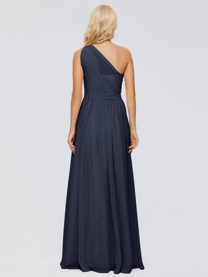 Arabella One-shoulder Chiffon Bridesmaid Dresses