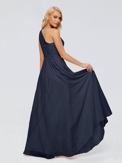 Arabella One-shoulder Chiffon Bridesmaid Dresses