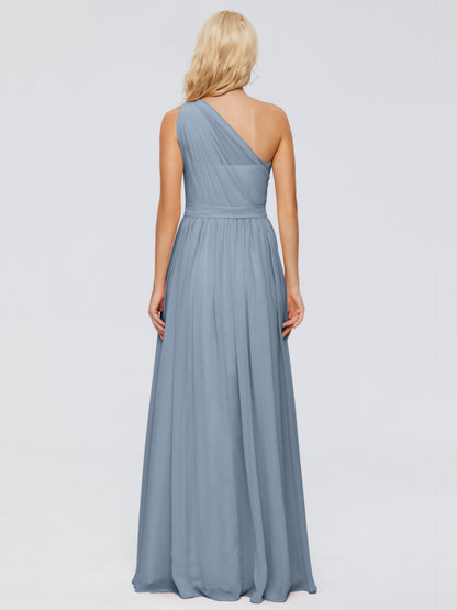 Arabella One-shoulder Chiffon Bridesmaid Dresses