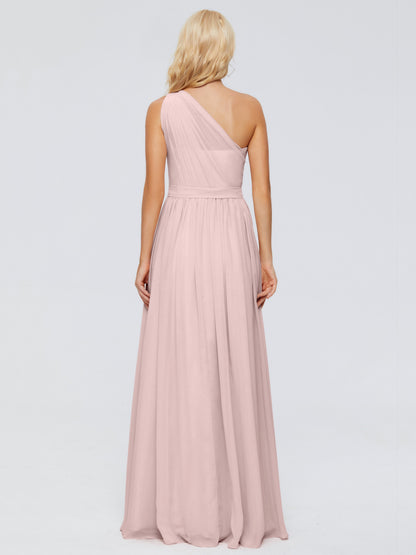 Arabella One-shoulder Chiffon Bridesmaid Dresses