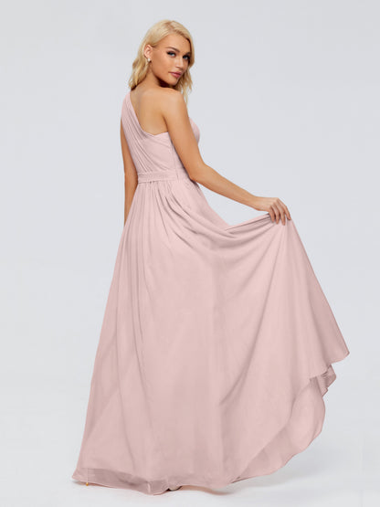 Arabella One-shoulder Chiffon Bridesmaid Dresses