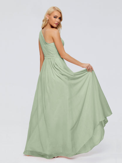 Arabella One-shoulder Chiffon Bridesmaid Dresses