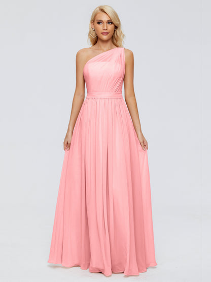 Arabella One-shoulder Chiffon Bridesmaid Dresses