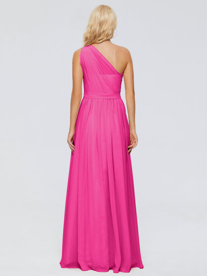 Arabella One-shoulder Chiffon Bridesmaid Dresses