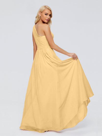 Arabella One-shoulder Chiffon Bridesmaid Dresses
