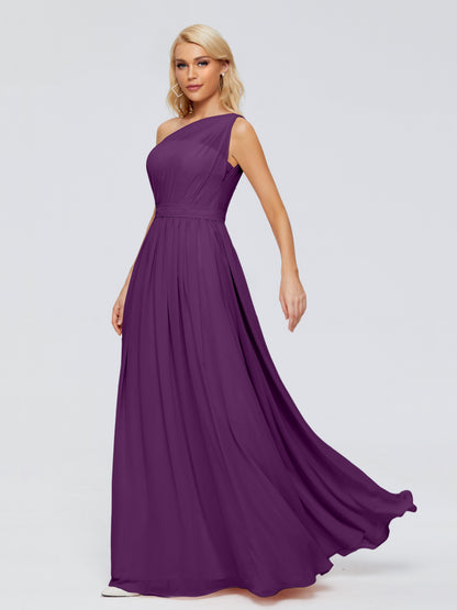 Arabella One-shoulder Chiffon Bridesmaid Dresses