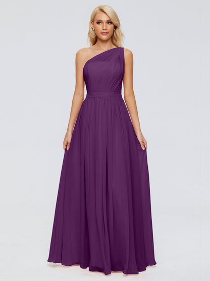 Arabella One-shoulder Chiffon Bridesmaid Dresses