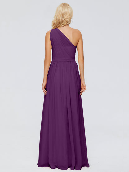 Arabella One-shoulder Chiffon Bridesmaid Dresses