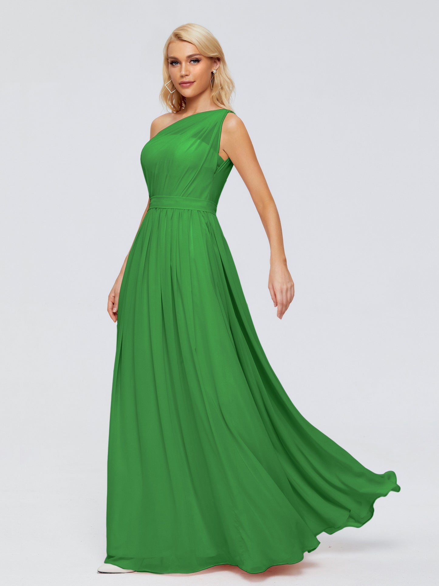 Arabella One-shoulder Chiffon Bridesmaid Dresses