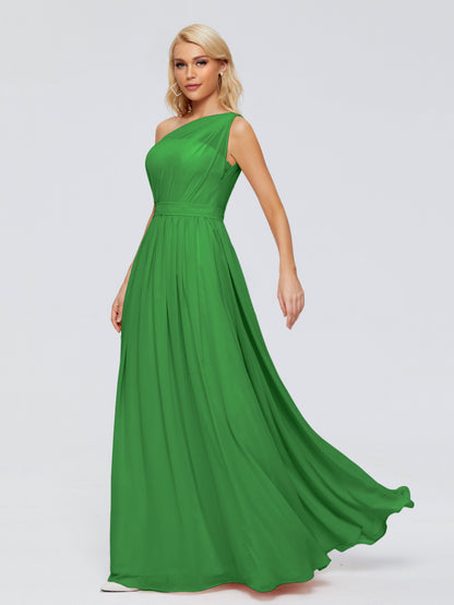 Arabella One-shoulder Chiffon Bridesmaid Dresses