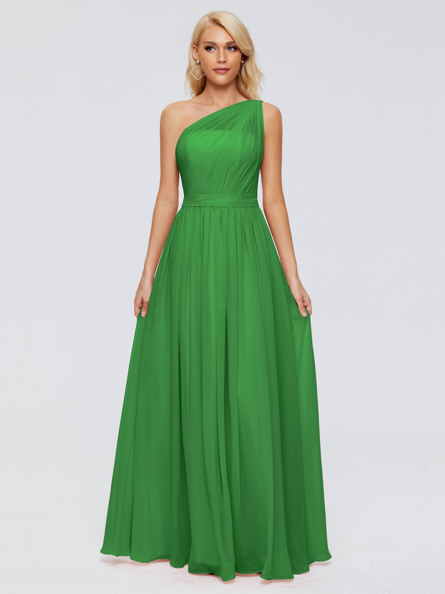 Arabella One-shoulder Chiffon Bridesmaid Dresses