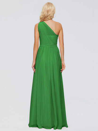 Arabella One-shoulder Chiffon Bridesmaid Dresses