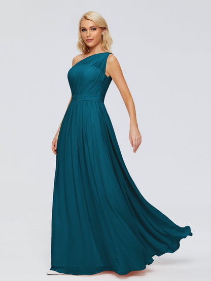 Arabella One-shoulder Chiffon Bridesmaid Dresses